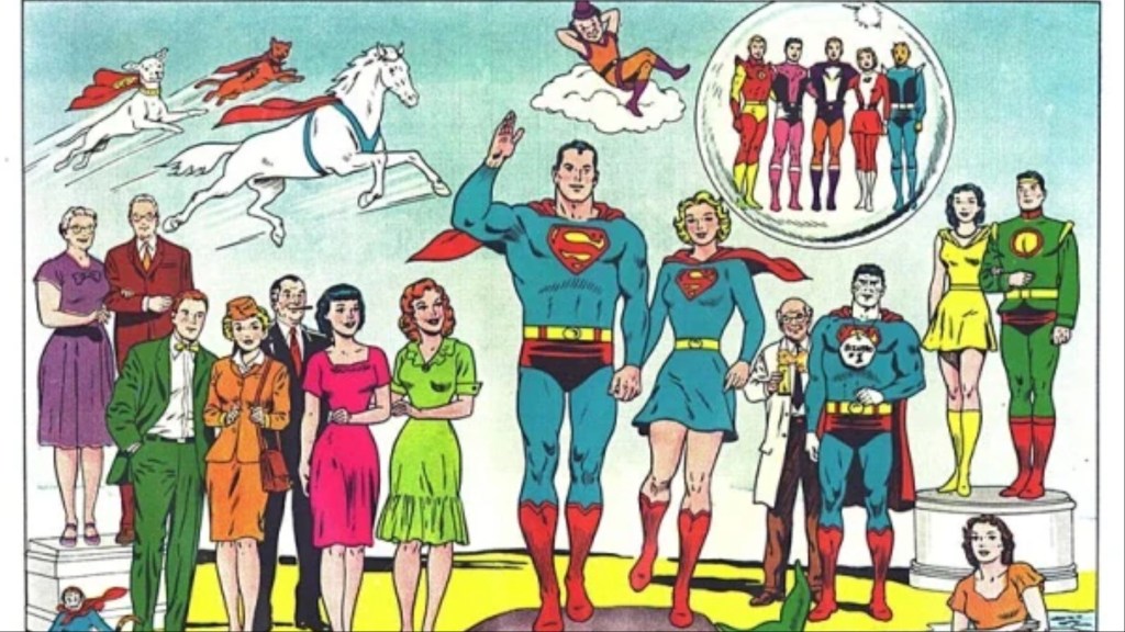 The Superman Family from the Silver Age