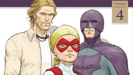 Hutch, Skyfox, and Hutch's son from the over of Jupiter's Legacy Vol. 4