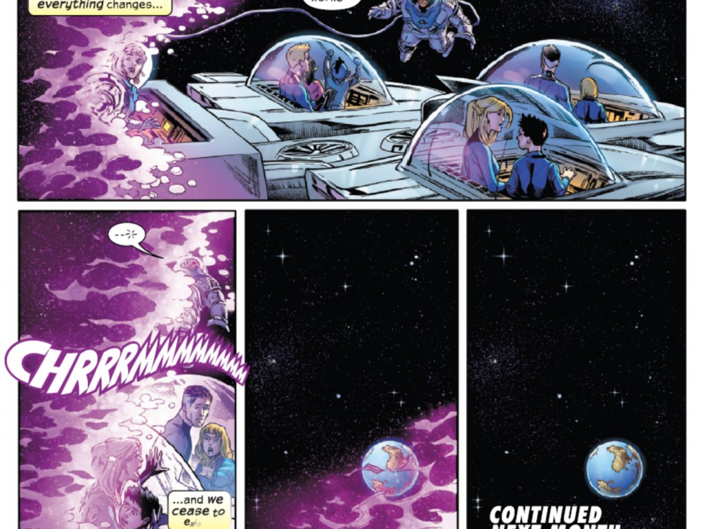The Fantastic Four blink out of existence in Fantastic Four #31