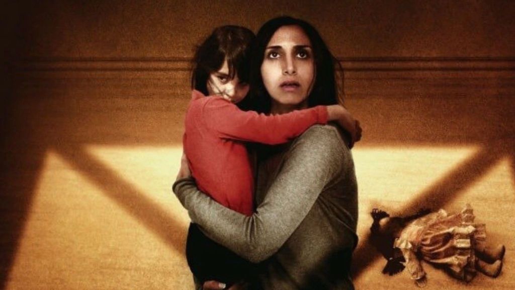 Narges Rashidi in the poster of Under the Shadow