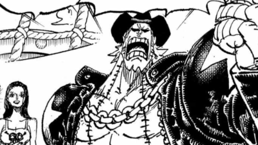 Franky in the Elbaf arc of the One Piece manga
