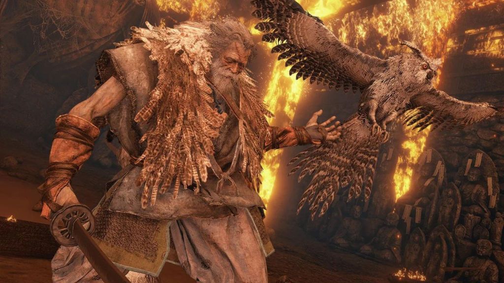 Owl (Father) boss in Sekiro Shadows Die Twice