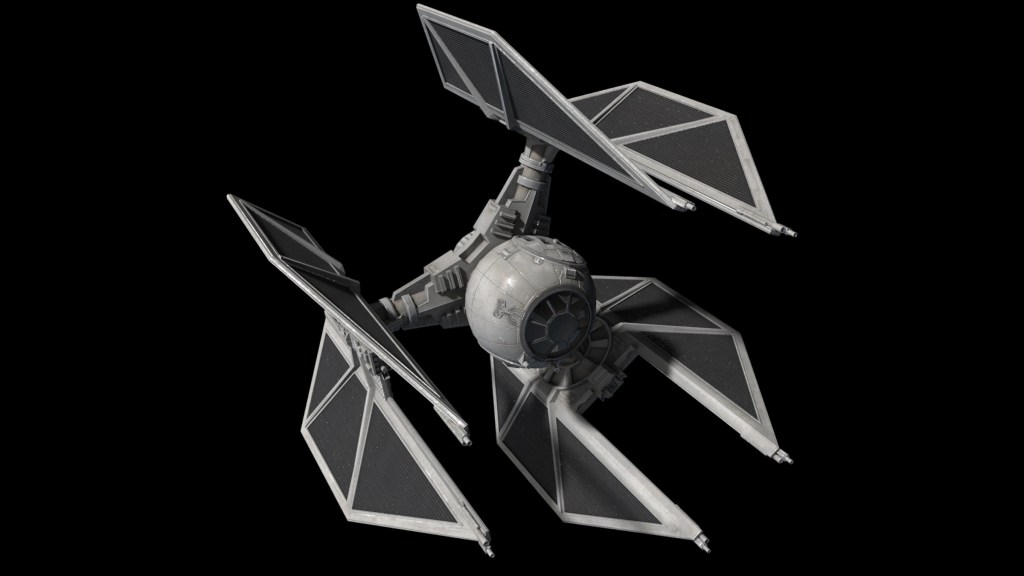 TIE Defender with three wings