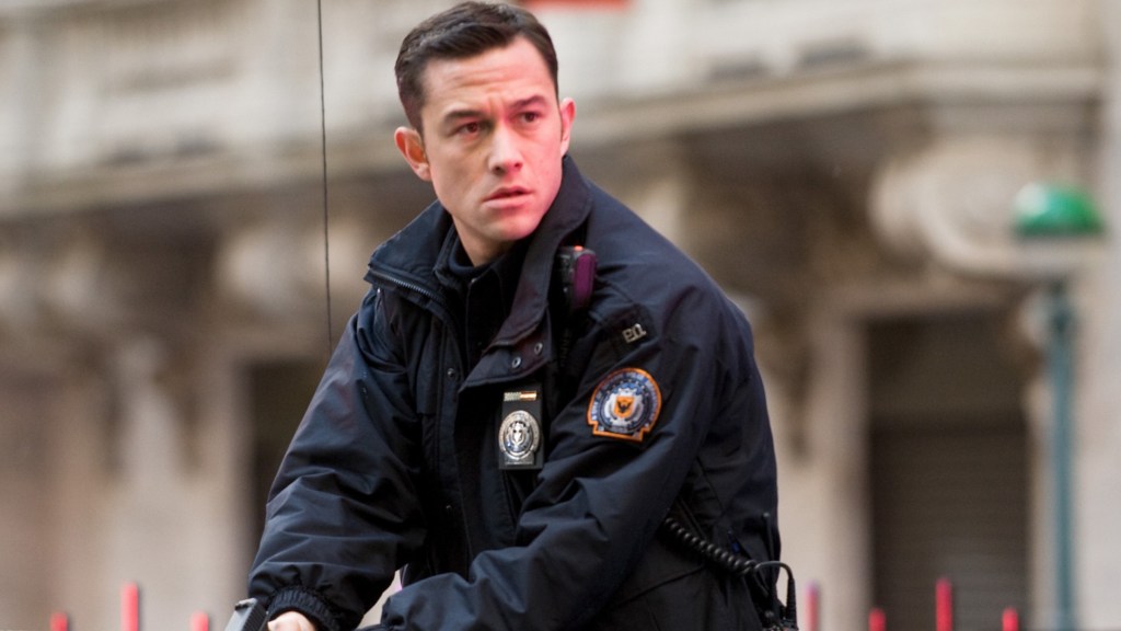 The Dark Knight Rises John Blake as a GCPD Cop