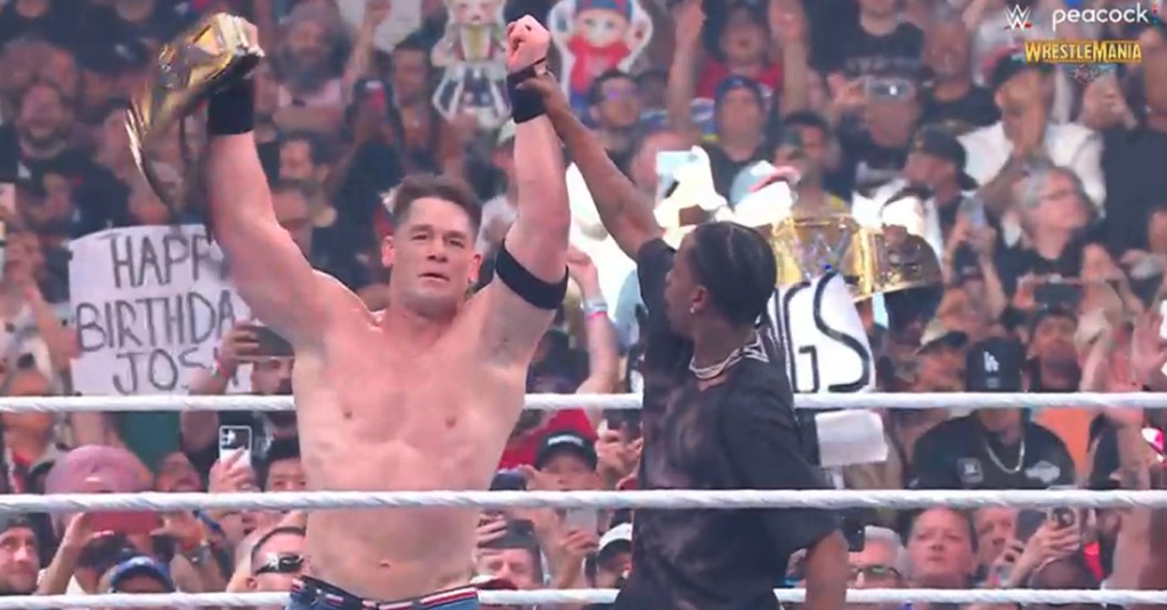 WWE's John Cena wins at WrestleMania 41