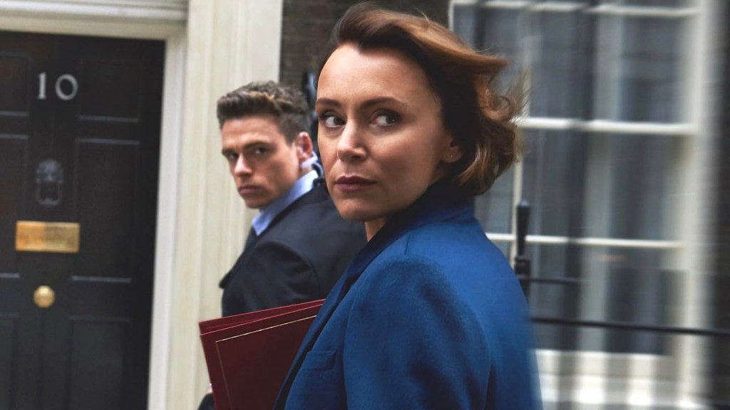 Richard Madden and Keeley Hawes in Bodyguard