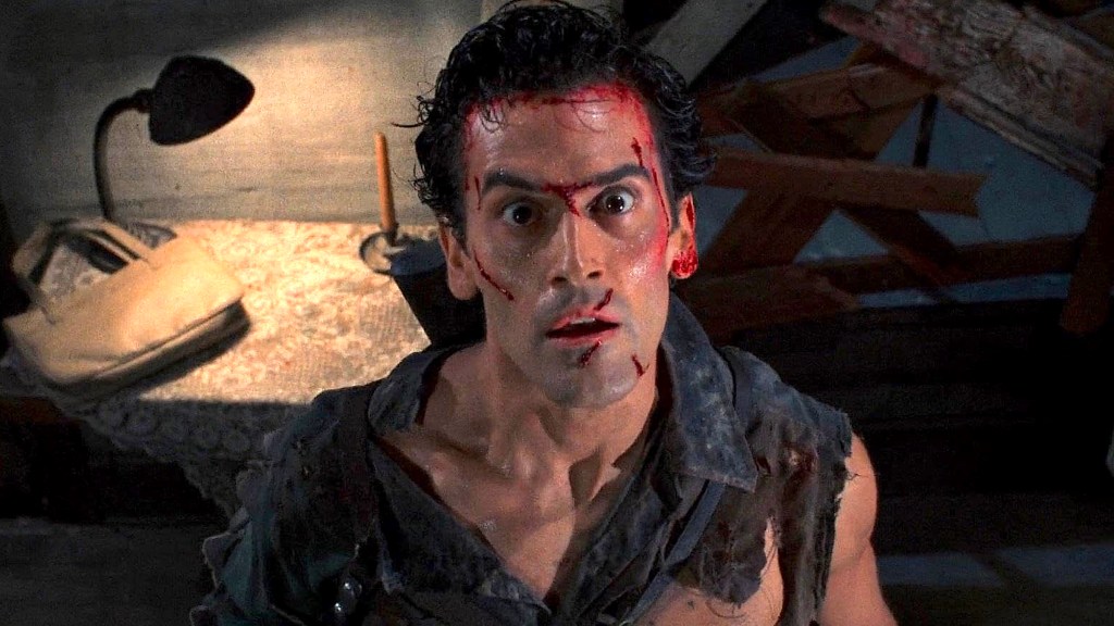 Bruce Campbell in Evil Dead II