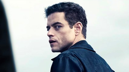 Rami Malek on The Amateur poster