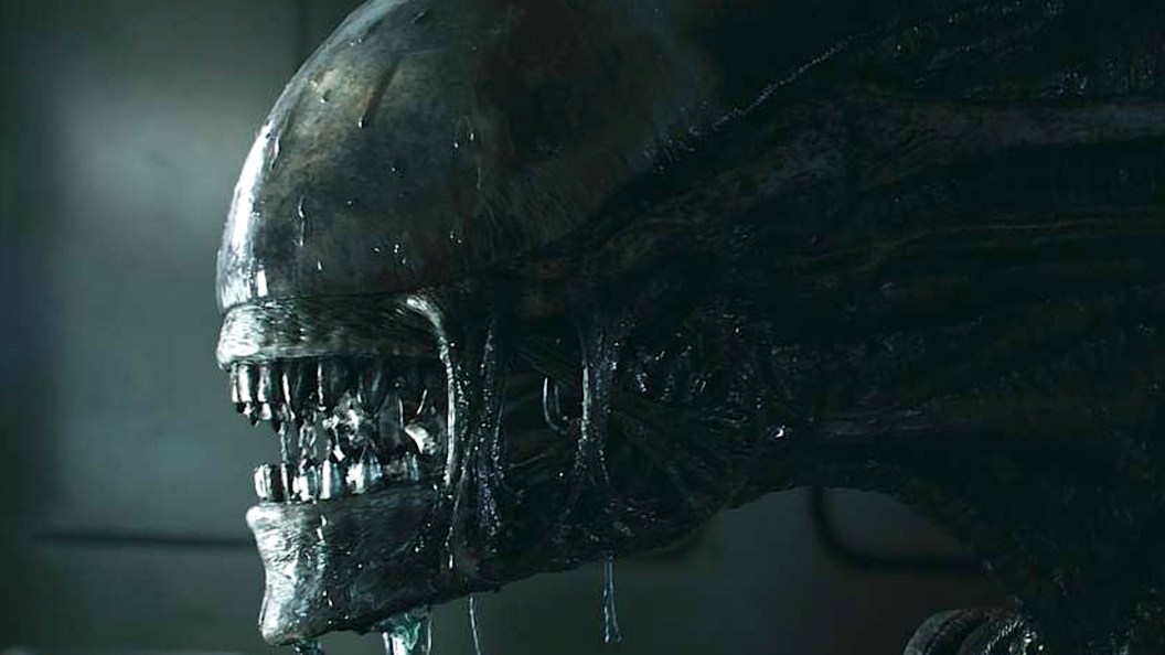 Xenomorph face in Alien: Covenant