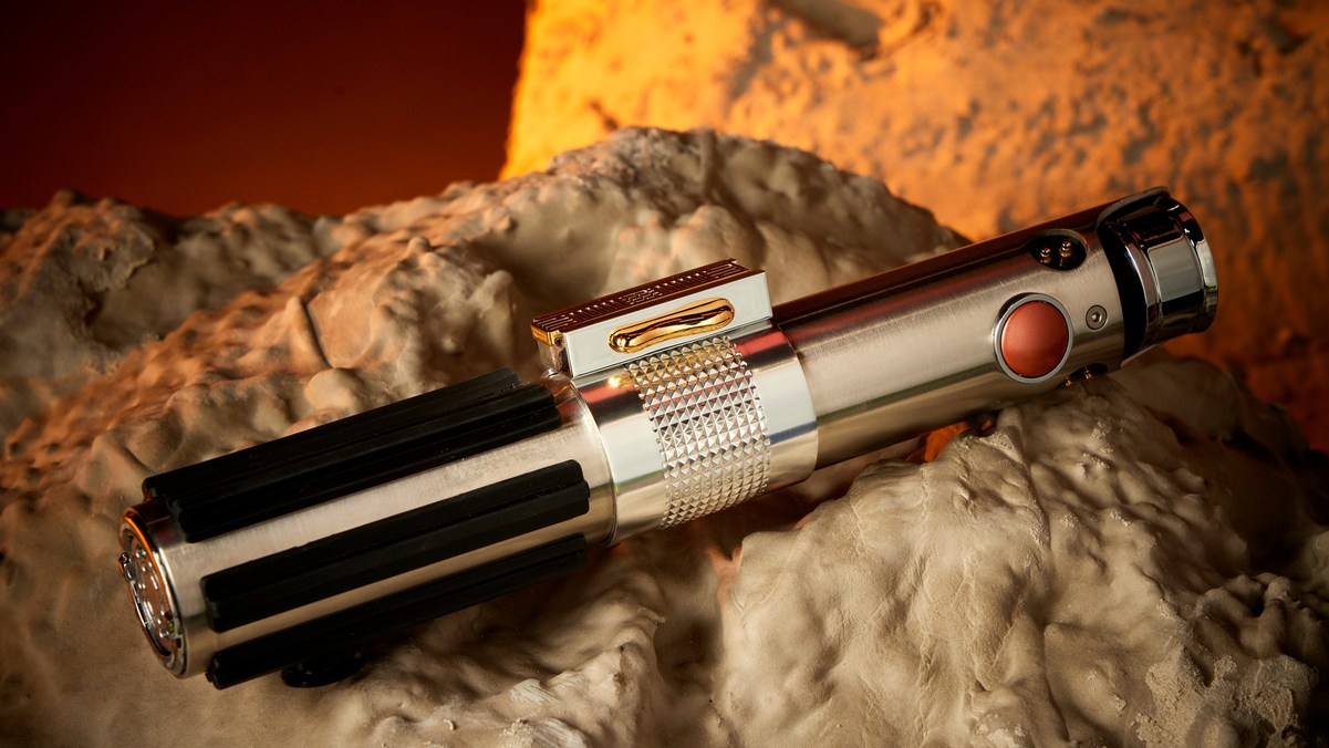 Anakin Skywalker Color-Changing Star Wars Lightsaber Hilt Is On 