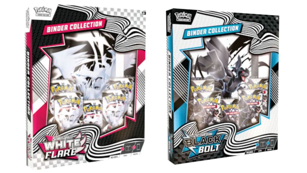 Black Bolt White Flare Binder Sets