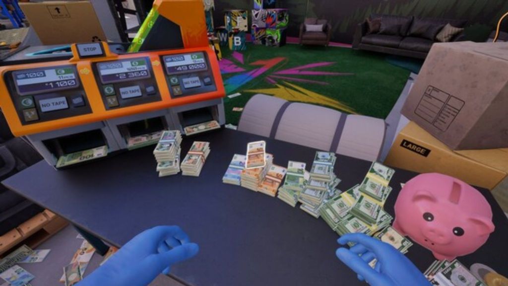 Cash Cleaner Simulator Sorting Cash