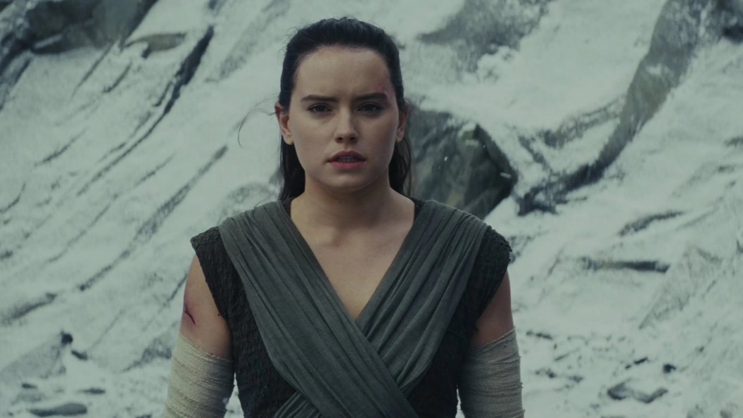 Daisy Ridley as Rey in Star Wars The Last Jedi