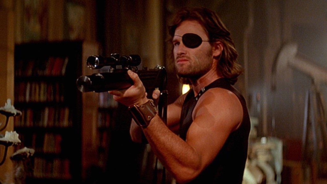 Kurt Russell as Snake in Escape from New York