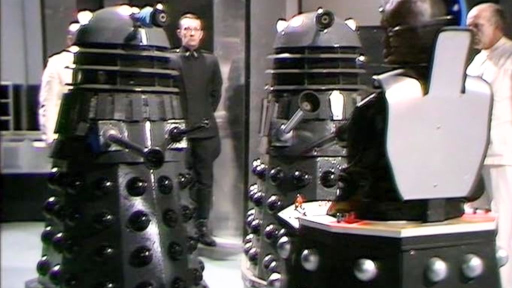 Tom Baker as the Fourth Doctor in Genesis of the Daleks 