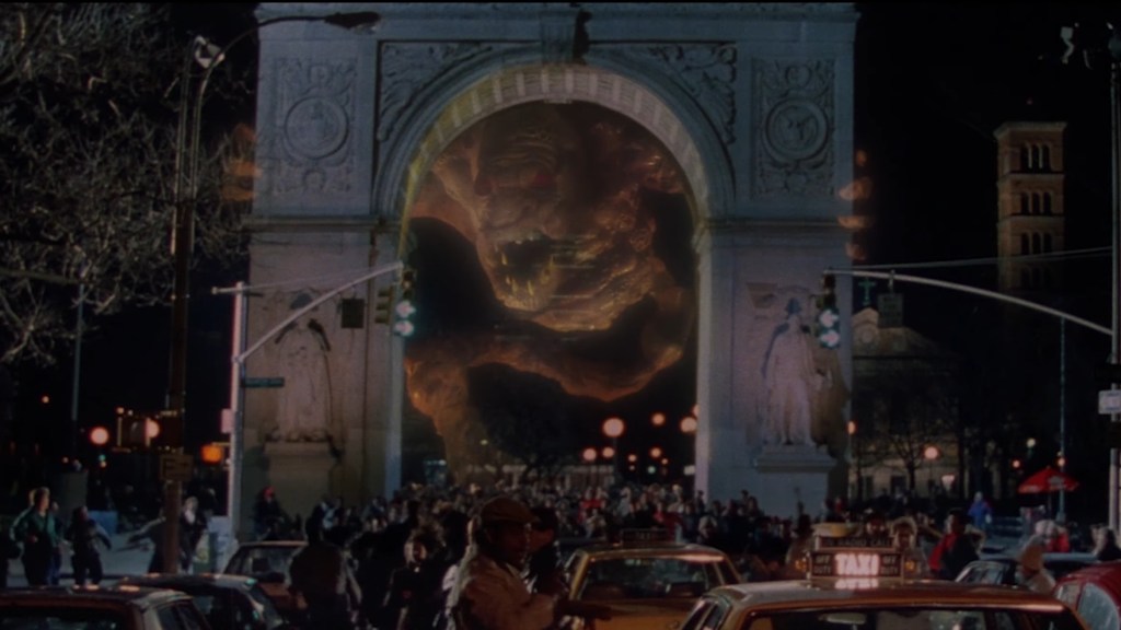 Washington Square ghost from Ghostbusters II