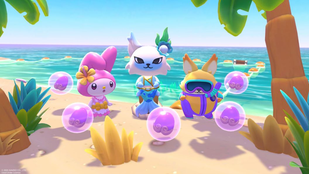 Hello Kitty Island Adventure Collect Bubbles