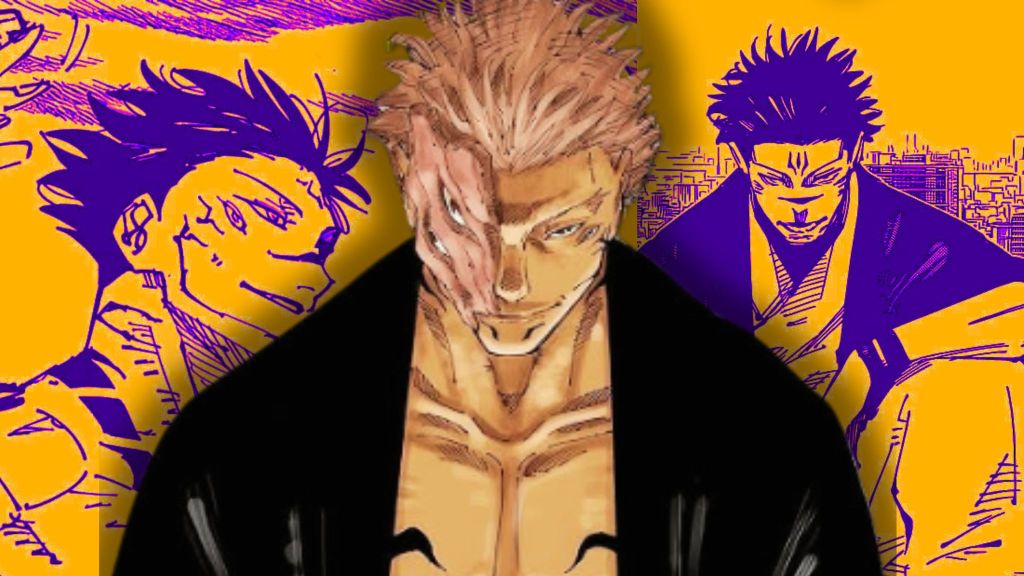 Different images of Sukuna together in a custom image