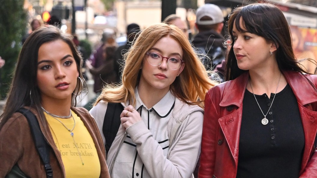 Isabela Merced Sydney Sweeney and Dakota Johnson in Madame Web