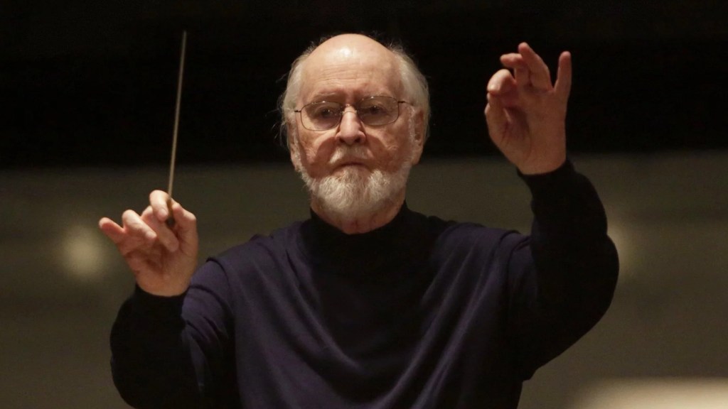John Williams conducting orchestra