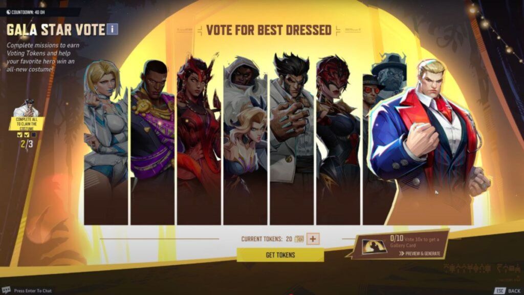 Marvel Rivals Character Costume Vote Hellfire Gala Moments