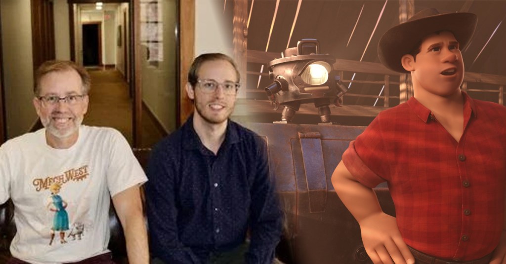 Dave and Noah Gallagher next to Six and Pico