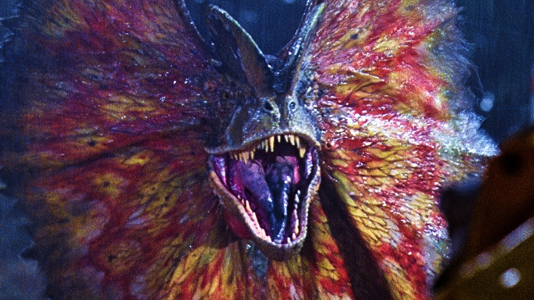 Nedry is killed by the dilophosaurus in Jurassic Park