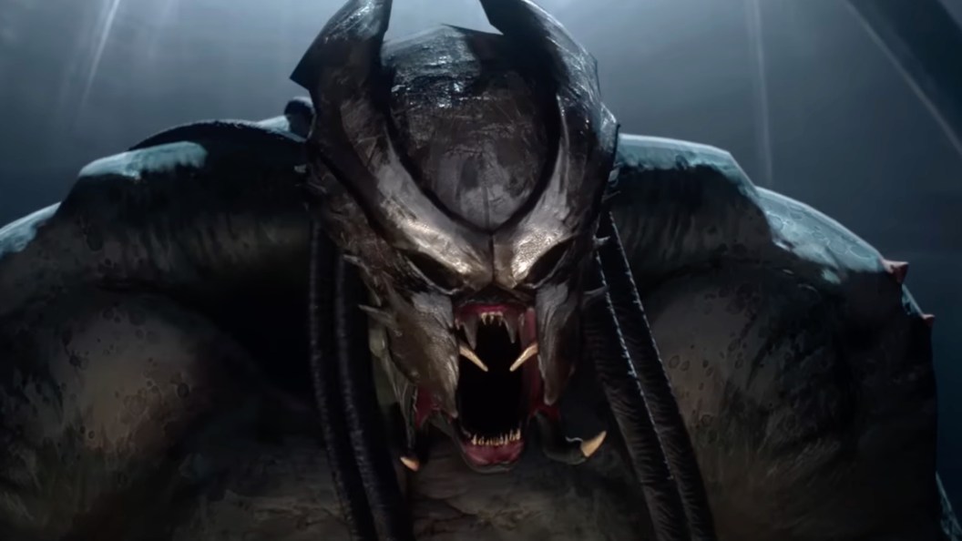 Predator roaring in Predator Killer of Killers