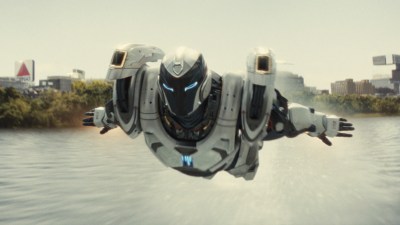 Riri Williams flying in Ironheart
