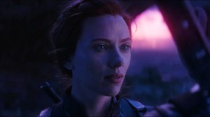 Scarlett Johansson as Black Widow in Avengers Endgame