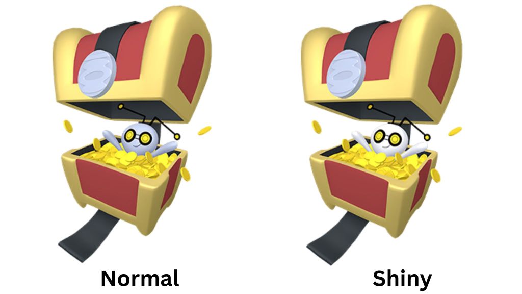 Shiny Gimmighoul vs Normal Gimmighoul