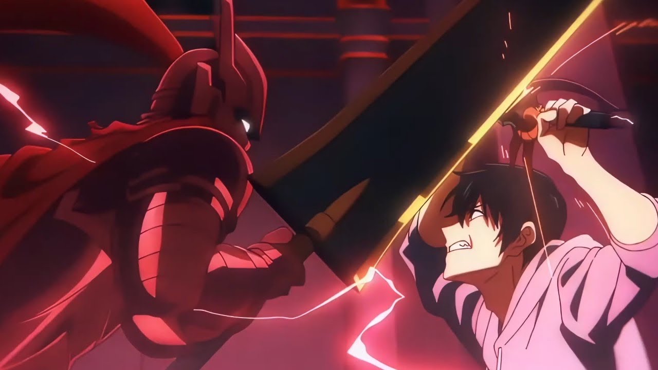 Solo Leveling swordfight Jinwoo vs Igris