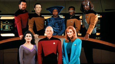 The cast of Star Trek The Next Generation