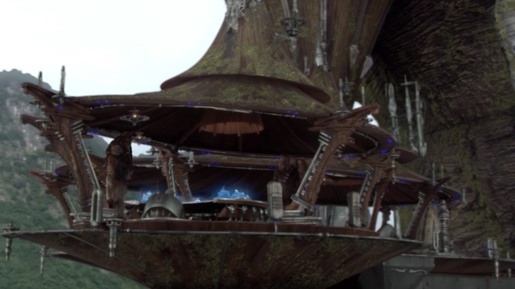 Kashyyyk Treehouse with moss