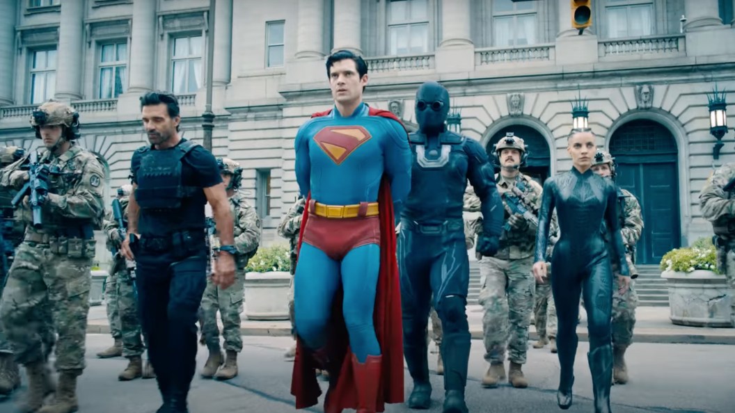 Superman being arrested in Superman
