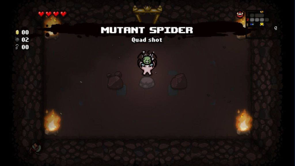 The Mutant Spider reward in The Binding of Isaac Rebirth