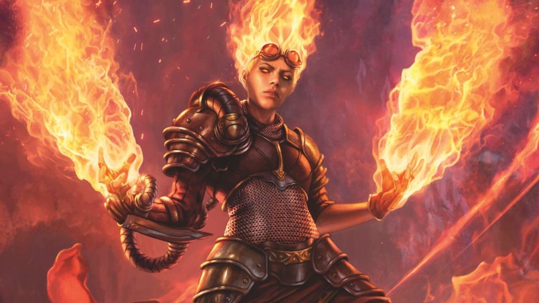The Planeswalker Chandra in Magic the Gathering