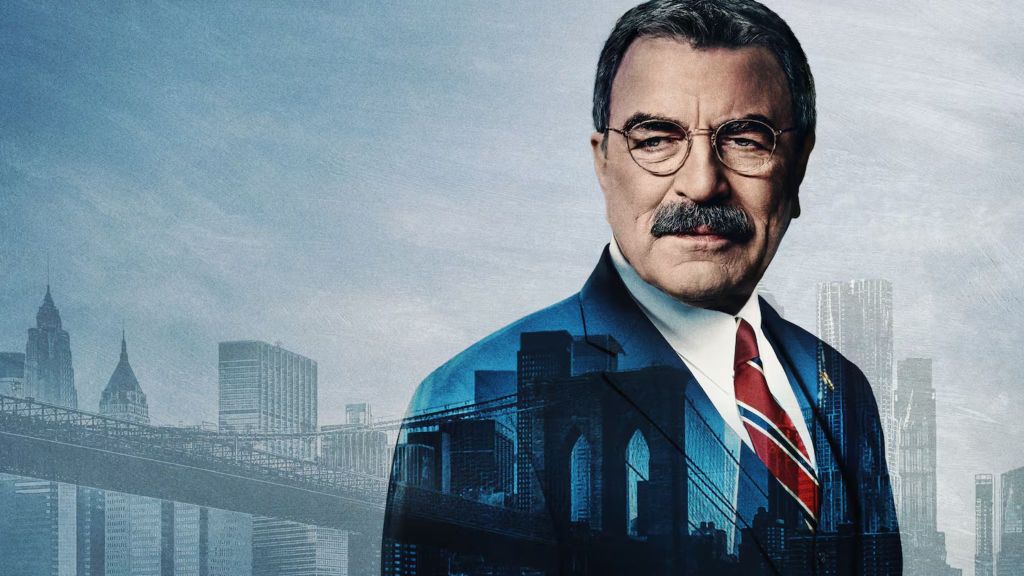 Tom Selleck in the poster for Blue Blood