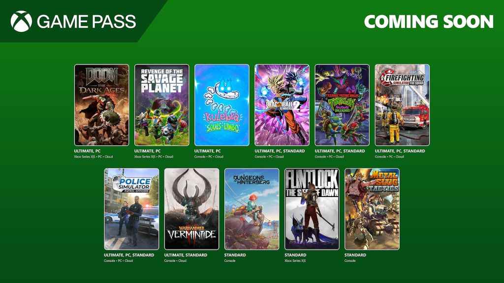 Xbox Game Pass May 2025 Lineup