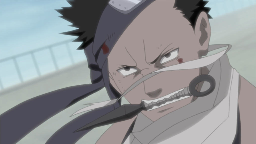 Zabuza in Land of Waves Naruto story arc