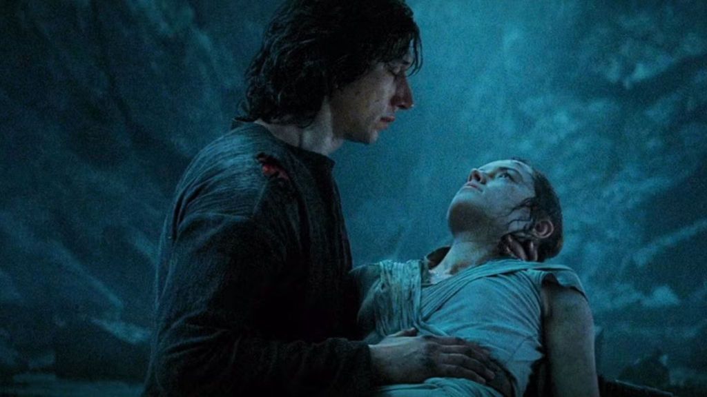 Ben Solo Force healing Rey in The Rise of Skywalker.