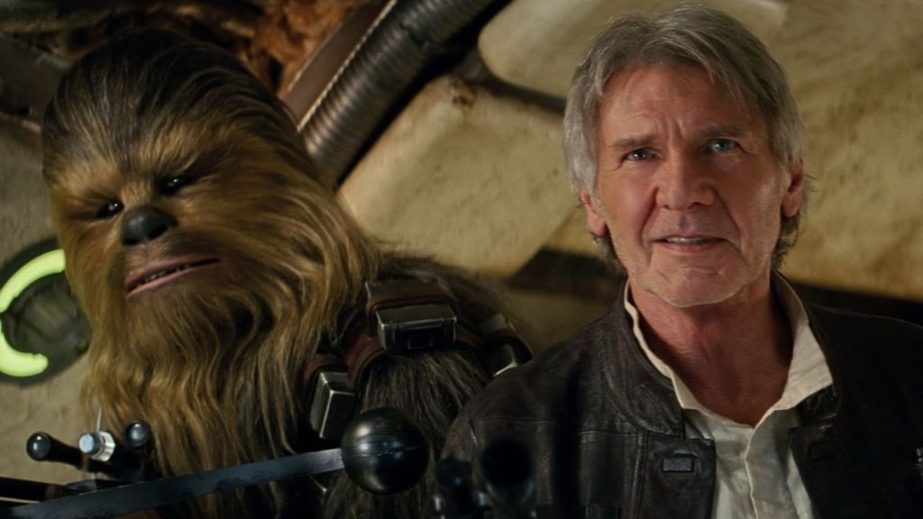 Han Solo in Force Awakens.