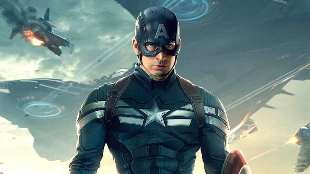 Chris Evans on Captain America: The Winter Soldier poster