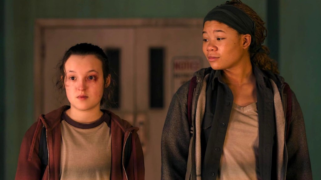 Bella Ramsey and Storm Reid in The Last of Us