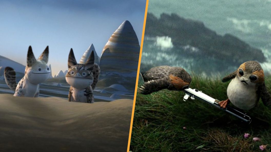 Star Wars loth-cat porg