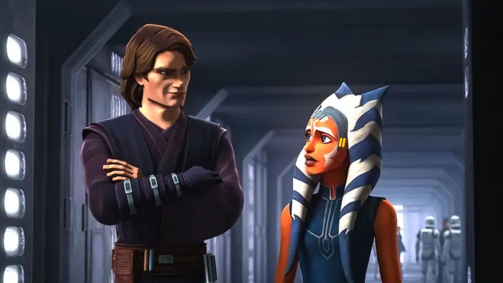 Anakin and Ahsoka Star Wars: The Clone Wars