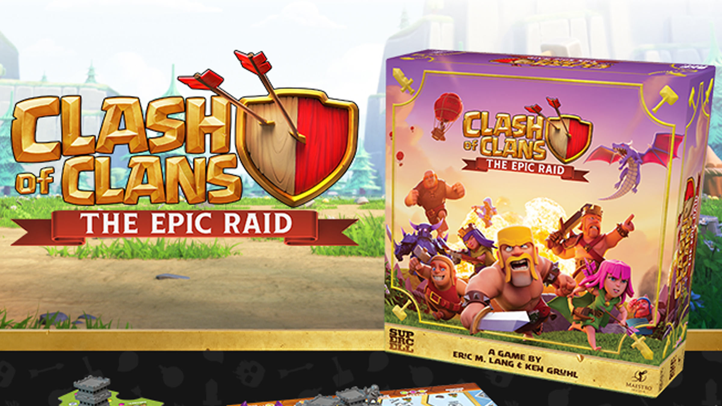 Clash of Clans: The Epic Raid Board Game Soars on Kickstarter and Here Clash of Clans: The Epic Raid Board Game Soars on Kickstarter and Here