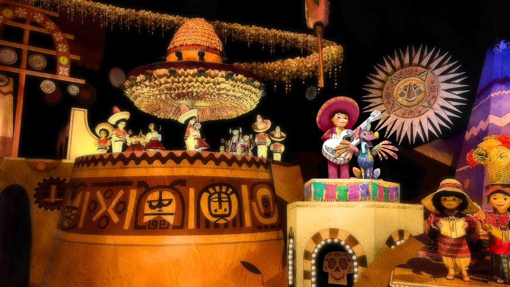 Coco Small World Adioncion von Disneyland 70. Feier