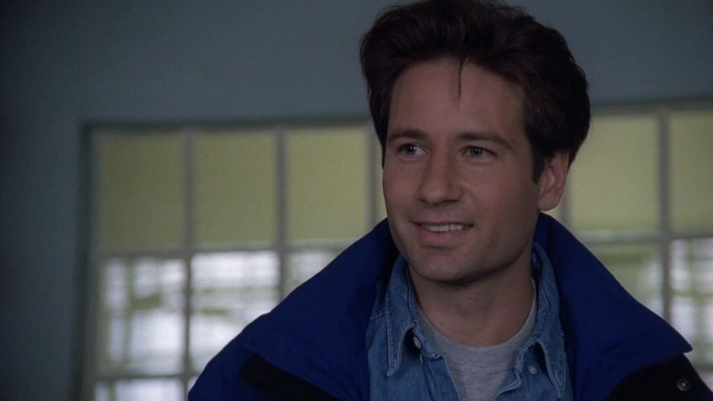 David Duchovny as Fox Mulder in The X-Files Season 1 Episode 1