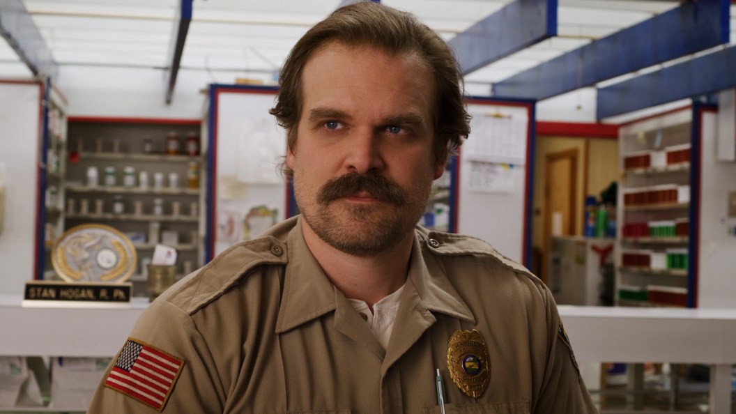David Harbour as Jim Hopper on Stranger Things